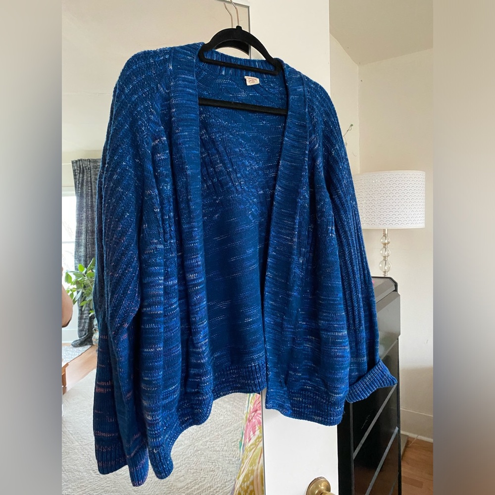 Tamaki Niime Knit Cardigan, Deep Blue, OOAK